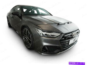 }XNu J[t[h{lbgutBbgAEfBA7 C8 2018NȗAm[YtgGh}XNuuf|bg CAR HOOD BONNET BRA fit AUDI A7 C8 since 2018 NOSE FRONT END MASK BRA DE CAPOT