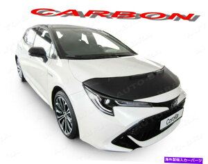 }XNu J[{bNt[huu2018Ñm[YtgGh}XNȗg^J[I[XɓK܂ CARBON LOOK HOOD BRA fits TOYOTA Corolla Auris since 2018 NOSE FRONT END MASK