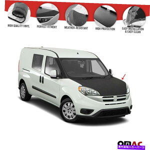 }XNu tgt[hJo[}XN{lbguv}X^[VeB2015-2022̂߂ɍی삷 Front Hood Cover Mask Bonnet Bra Protect Black For RAM ProMaster City 2015-2022