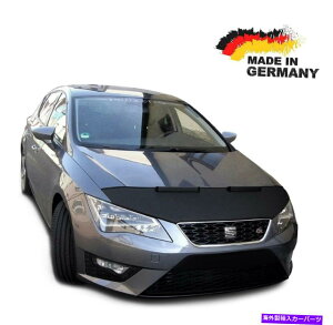 }XNu t[huuV[gI3 5FJ[}XN{lbgJo[tgGhveNVubNV Hood Bra Seat Leon 3 5F Car Mask Bonnet Cover Front End protection Black NEW
