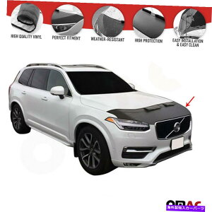 }XNu tBbg{{XC90 2016-2022tgt[hJo[}XNubNrj[{lbguveN^[ Fits Volvo XC90 2016-2022 Front Hood Cover Mask Black Vinyl Bonnet Bra Protector