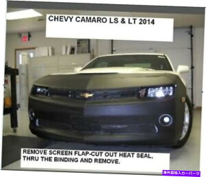 }XNu utg}XNJo[utBbg2014 2015V{[V{[J}ltlŝ Lebra Front Mask Cover Bra Fits 2014 2015 Chevy Chevrolet Camaro LT & LS Only