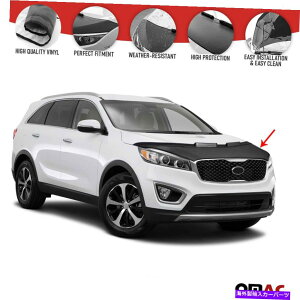 マスクブラ フロントフードカバーマスクボンネットブラプロテクターフィットキアソレント2016-2020 Front Hood Cover Mask Bonnet Bra Protector Fits Kia Sorento 2016-2020