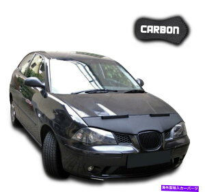 }XNu t[huuV[gIbiza 6LJ[{{lbgJ[}XNJo[tgGhی Hood Bra Seat Ibiza 6L CARBON Bonnet Car Mask Cover Front End protection NEW