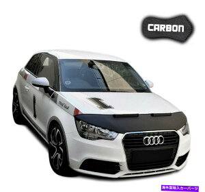 }XNu ubNutbhuW[AEfBA1J[{J[}XN{lbgJo[Xg[ی Black Bull Hood Bra Audi A1 CARBON Car Mask Bonnet Cover Stone protection NEW