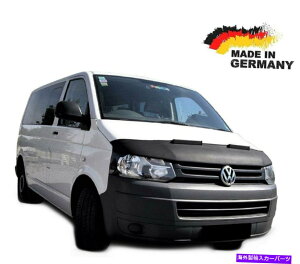 }XNu VW T5oXtFCXtgJ[}XN{lbgJo[tgGh̃ubNutbhuW[ Black Bull Hood Bra for VW T5 Bus Facelift Car Mask Bonnet Cover Front End