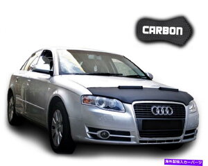 }XNu t[huW[AEfBA4 B7J[{J[}XN{lbgJo[tgGhXg[ی Hood Bra Audi A4 B7 CARBON Car Mask Bonnet Cover Front End Stone Protection NEW