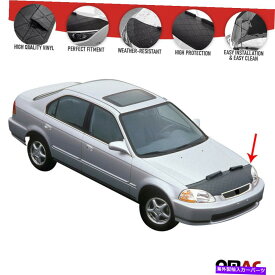 マスクブラ フロントフードカバーマスクボンネットブラジャープロテクターダイヤモンドホンダシビック1995-2000 Front Hood Cover Mask Bonnet Bra Protector Diamond For Honda Civic 1995-2000