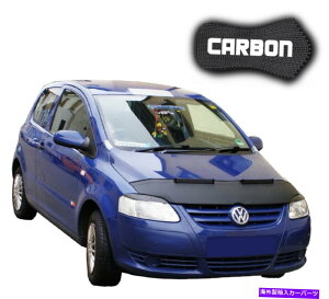 }XNu {lbguW[VWtHbNXJ[{J[}XNt[hJo[tgGhXg[ی Bonnet Bra VW FOX CARBON Car Mask Hood Cover Front End Stone protection NEW