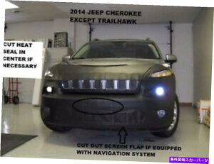 }XNu utg}XNJo[utBbg2014-2018W[v`FL[w/o sensrs exc.trailhawk Lebra Front Mask Cover Bra Fits 2014-2018 Jeep Cherokee w/o sensrs Exc.Trailhawk