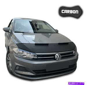 }XNu tbhuW[VW|6 VI 2GJ[{J[}XN{lbgJo[tgGhXg[ی Hood Bra VW Polo 6 VI 2G CARBON Car Mask Bonnet Cover Front End Stone protection