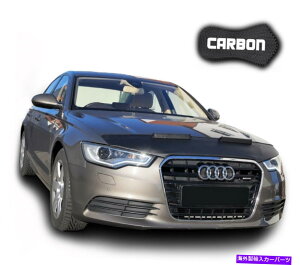 }XNu t[huW[AEfBA6 C7J[{J[}XN{lbgJo[tgGhXg[ی Hood Bra Audi A6 C7 CARBON Car Mask Bonnet Cover Front End Stone protection NEW