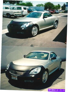 }XNu RKtgGh}XN2PCB Colgan Front End Mask 2pc.+Mirror Cvrs Fits Lexus SC430 2001-2010 W/O Front Tag