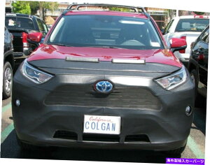 }XNu RKtgGh}XNu2PCB Colgan Front End Mask Bra 2pc.+Mirror CVR Fits Toyota RAV4 LE,XLE 19-20 W/Li.pla