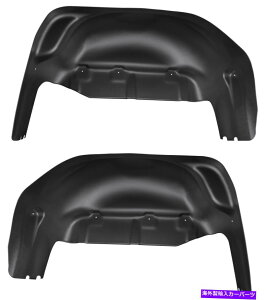 �}�b�h�K�[�h �n�X�L�[���A�z�C�[���E�F���K�[�h/�t�F���_�[���C�i�[2019-22�V�G��1500�V�����{�f�B�Ɍ����ăZ�b�g Husky Rear Wheel Well Guards/Fender Liners Set For 2019-22 Sierra 1500 New Body