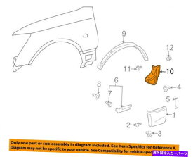 マッドガード 76622-50050-B0トヨタマッドガードサブアッシー、フロントフェンダー、LH 7662250050B0、NEW GERN 76622-50050-B0 Toyota Mudguard sub-assy, front fender, lh 7662250050B0, New Genu