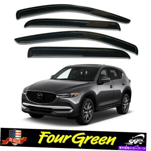 EBhEoCU[ TChEBhETxgoCU[CK[h}c_2017-2021 CX-5̃fBtN^[ Side Window Sun Vent Visor Rain Guards Deflectors for Mazda 2017-2021 CX-5