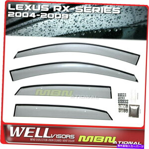 EBhEoCU[ Wellvisors Rain Sun Deflectors for Lexus RX330 RX350 RX400H 04-09EBhEoCU[ Wellvisors Rain Sun Deflectors For Lexus RX330 RX350 RX400h 04-09 Window Visors