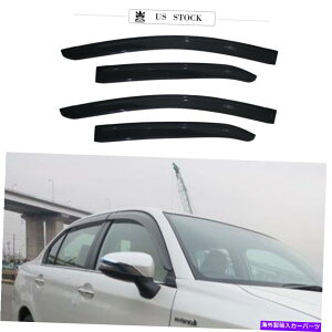 EBhEoCU[ 4PCCK[hftN^[xgVF[hEBhEoCU[2014-2019g^J[ɓK܂ 4pc Rain Guard Deflector Vent Shade Window Visors fits 2014-2019 Toyota Corolla