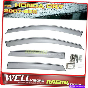 EBhEoCU[ Wellvisors Rain Sun Wind Deflectors for Honda CRV 07-11EBhEoCU[Chrome Wellvisors Rain Sun Wind Deflectors For Honda CRV 07-11 Window Visors Chrome