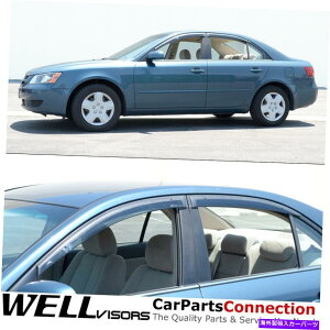 EBhEoCU[ Wellvisors Window Visors 06-10 for Hyundai Sonata Sun Visors Deflectors WellVisors Window Visors 06-10 For Hyundai Sonata Sun Visors Deflectors