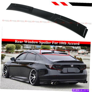 EBhEoCU[ 18-2022z_AR[h10ubNAEBhEoCU[ftN^[[tl^o FOR 18-2022 HONDA ACCORD 10TH GEN BLACK REAR WINDOW VISOR DEFLECTOR ROOF SPOILER