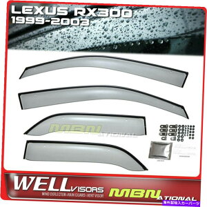 EBhEoCU[ Wellvisors Rain Sun Wind Deflectors Lexus RX300 99-03EBhEoCU[ubN Wellvisors Rain Sun Wind Deflectors Lexus RX300 99-03 Window Visors Black