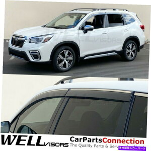 EBhEoCU[ WellvisorsEBhEoCU[Subaru Forester 19-22 Deflector Rain Guard Chrome Trim WellVisors Window Visors Subaru Forester 19-22 Deflector Rain Guard Chrome Trim