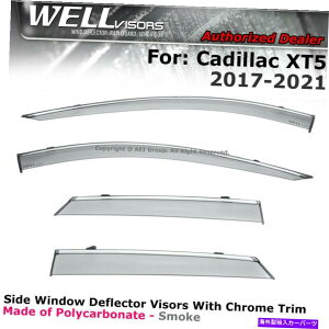 EBhEoCU[ Wellvisors Cadillac XT5 2017-2022 DEFLECTORSgpEBhEoCU[̃Nbv WELLvisors Cadillac XT5 2017-2022 Clip on Window Visors with Deflectors