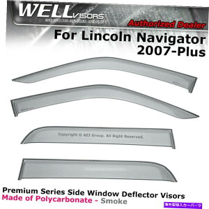 EBhEoCU[ Wellvisors Lincoln Navigator 2007-2017EBhEoCU[̃TChNbvoCU[ WELLvisors Lincoln Navigator 2007-2017 Side Clip on Window Visors Visors