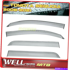 �E�B���h�E�o�C�U�[ �g���^�Z�R�C�A08-22�E�B���h�E�o�C�U�[��Wellvisors�E�B���h�Edequers Wellvisors Window Deflectors For Toyota Sequoia 08-22 Window Visors