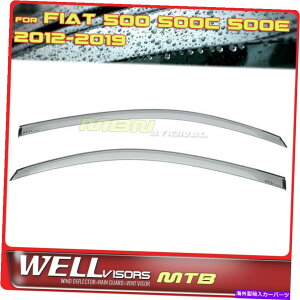 EBhEoCU[ Fiat 500 500C 500E 2012-2019EBhEoCU[ubNWellVisorsEBhEfBtN^[ Wellvisors Window Deflectors For Fiat 500 500c 500e 2012-2019 Window Visor Black
