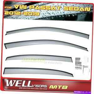 EBhEoCU[ Wellvisors Windof DeflectorsZ_tHNX[QpT[g12-19EBhEoCU[ubN Wellvisors Window Deflectors Sedan Volkswagen Passat 12-19 Window Visor Black