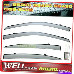 EBhEoCU[ Wellvisors Rain Sun Deflectors for Lexus GS300 GS400 GS430 98-05EBhEoCU[ Wellvisors Rain Sun Deflectors For Lexus GS300 GS400 GS430 98-05 Window Visors