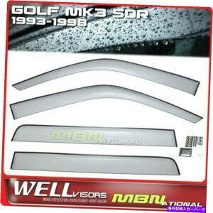 EBhEoCU[ Wellvisors Windof Deflectorsnb`obNtHNX[QStMK3 93-98EBhEoCU[ Wellvisors Window Deflectors Hatchback Volkswagen Golf MK3 93-98 Window Visors