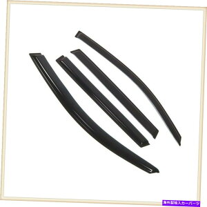 EBhEoCU[ 2013N2018Ñg^RAV-4 RAV4̃AEg`lX[NxgK[hCoCU[ Out-Channel Smoked Window Vent Guard Rain Visors For 2013-2018 Toyota Rav-4 RAV4