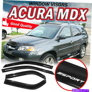 �E�B���h�E�o�C�U�[ 01-06 Acura MDX�E�B���h�E�o�C�U�[w/ Sport Shade Guard Deflector Acrylic 4PCS�t�� For 01-06 Acura MDX Window Visors w/ SPORT Shade Guard Deflector Acrylic 4pcs�y���s�A���i�z
