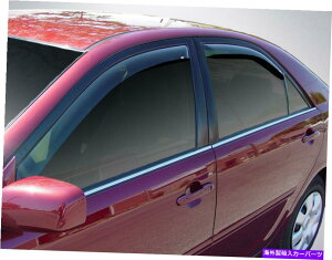 EBhEoCU[ 2002N2006Ñg^J̃`lCoCU[ In-Channel Vent Visors for 2002 - 2006 Toyota Camry