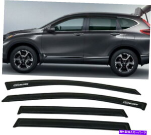 EBhEoCU[ 17-22̃z_CRVEBhEoCU[CK[hftN^[X^CvVF[h For 17-22 Honda CRV Window Visors Rain Guard Deflector Smoke Slim Type Shade