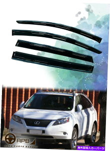 EBhEoCU[ Lexus RX-350 2010-2015 Chrome Trim Window Vidor Guard Vent Deflectorp For Lexus RX-350 2010-2015 Chrome Trim Window Visor Guard Vent Deflector