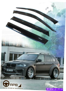 EBhEoCU[ BMW x5 e70 06-13NgEBhEoCU[K[hxgftN^[p For BMW X5 E70 06-13 Chrome Trim Window Visor Guard Vent Deflector