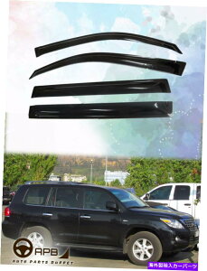 EBhEoCU[ NTXpLX570 07-19ftN^[EBhEoCU[K[hxgCۃV[hoCU[ For LEXUS LX570 07-19 Deflector Window Visors Guard Vent Weather Shield Visor
