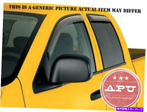 ウィンドウバイザー APUフィット15-20エスカレードYukon Tahoe Window Virtor Smoke in Channel Rain Guard APU Fit 15-20 Escalade Yukon Tahoe Window Vent Visor Smoke in channel Rain Guard