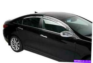 �E�B���h�E�o�C�U�[ putco 480009�v�f�N�����E�B���h�E�o�C�U�[4-pc�t�B�b�g2011-2016�q�����_�C�G�����g�� Putco 480009 Element Chrome Window Visors 4-Pc Fits 2011-2016 Hyundai Elantra