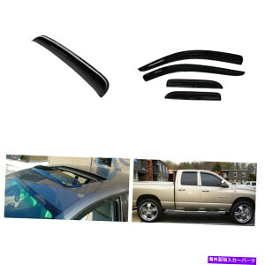 EBhEoCU[ X[NxgVF[htBbg02-08/09NAbh/N[LuEBhE+z/[toCU[5PCS Smoke Vent Shade fit 02-08/09 Ram Quad/Crew Cab Window+Sun/Moon Roof Visors 5pcs