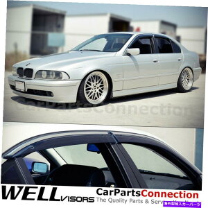 EBhEoCU[ WellvisorsEBhEoCU[97-03 BMW 5V[YE39Z_TChfBtN^[Chrome WellVisors Window Visors 97-03 BMW 5-Series E39 Sedan Side Deflectors Chrome