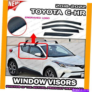 EBhEoCU[ 2018ÑEBhEoCU[2022g^C-HR /ftN^[CK[hxg WINDOW VISORS for 2018  2022 Toyota C-HR / DEFLECTOR RAIN GUARD VENT