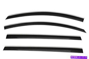 EBhEoCU[ 21-22̃g^VGĩNĝ߂WellvisorsEBhEoCU[ /fBtN^[ WellVisors Window Visors / Deflectors for 21-22 Toyota Sienna with Chrome Trim