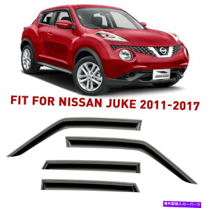EBhEoCU[ TCoCU[2011-2017̕J̌xYW[NVb^[v[t Sun Rain Visors Wind Rain Guards for 2011-2017 Nissan Juke SHATTERPROOF