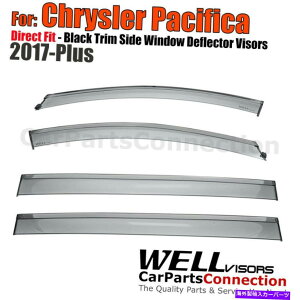 �E�B���h�E�o�C�U�[ Wellvisors 2017-2021 Chrysler Pacifica 20-21 Voyager Deflectors�E�B���h�E�o�C�U�[ WELLVISORS 2017-2021 Chrysler Pacifica 20-21 Voyager Deflectors Window Visors